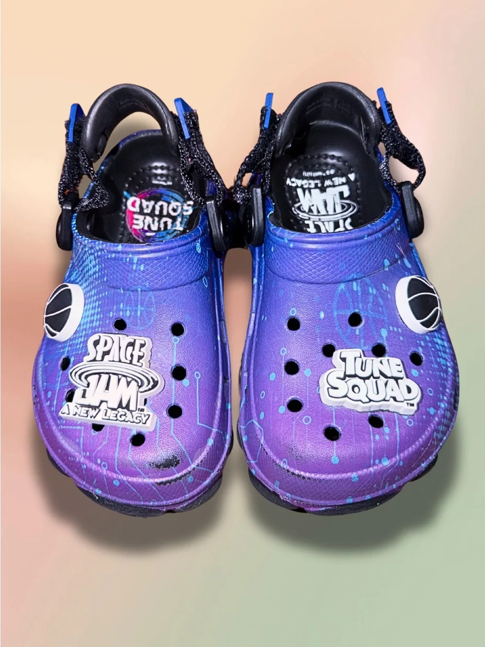 Crocs x Space Jam A New Legacy All-Terrain Clogs Kids C7 Purple Blue